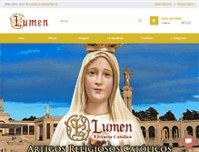 Tablet Screenshot of lumencatolica.com